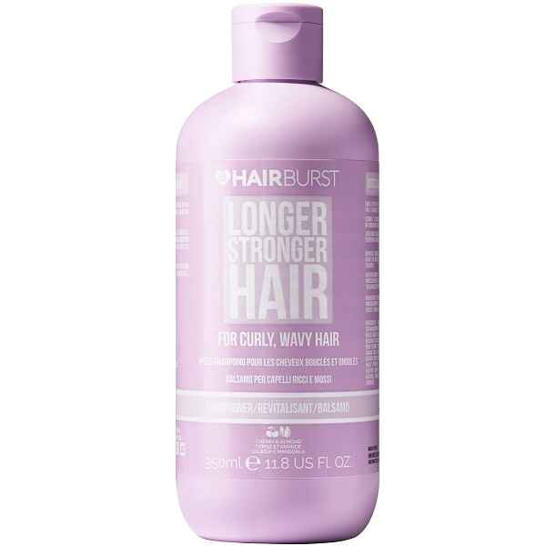 نرم کننده هیربرست Hairburst بنفش مخصوص موهای فر و مجعد حجم 350ml | ضد ریزش، حفظ فر مو، بدون سولفات، ترمیم قوی