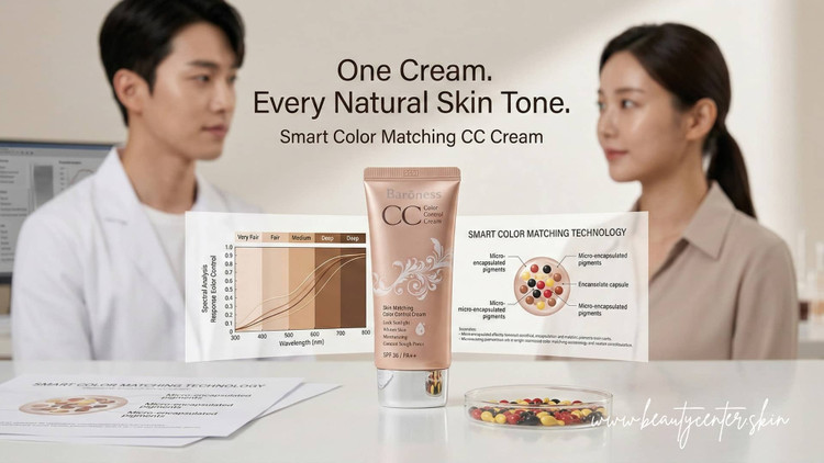 سی سی کرم،کرم ضد آفتاب و کرم پودر طبی بارونس 50g– Baroness CC Cream SPF36+ PA