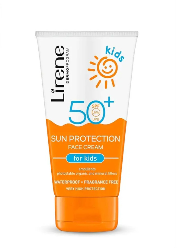 کرم ضد آفتاب کودک لیرن 50 میل SPF +50
