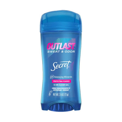 مام ژلی ضد تعریق سیکرت اوتلست ۷۲ ساعته بدون لک 73 گرم Secret Outlast Completely Clean Clear Gel Antiperspirant