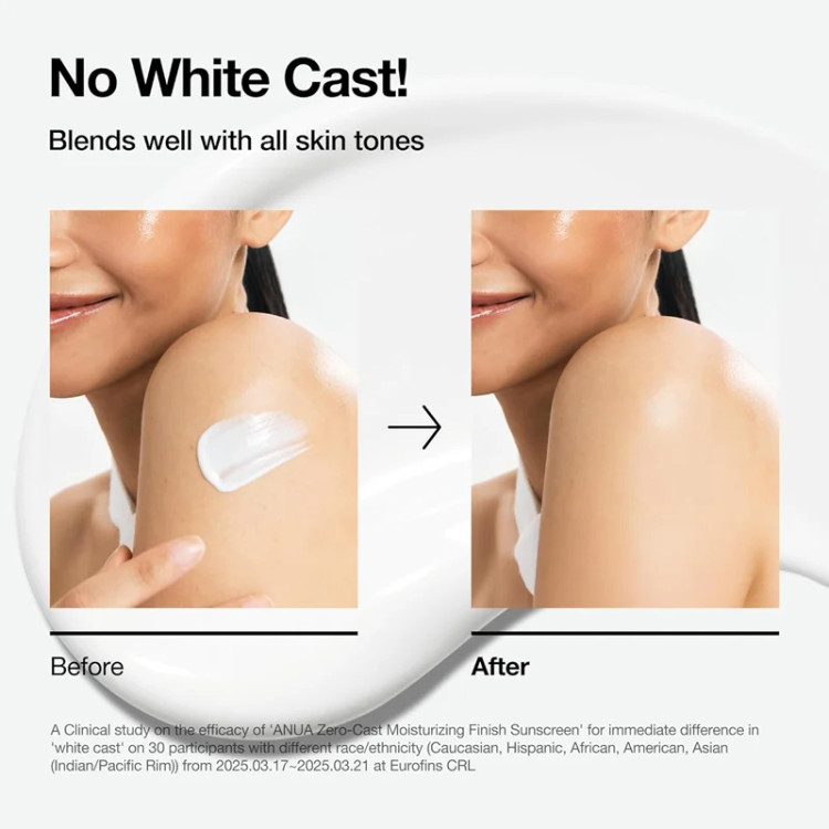 ضدآفتاب مرطوب کننده آنوا مدل زیرو-کست SPF50 حجم 50 میل
