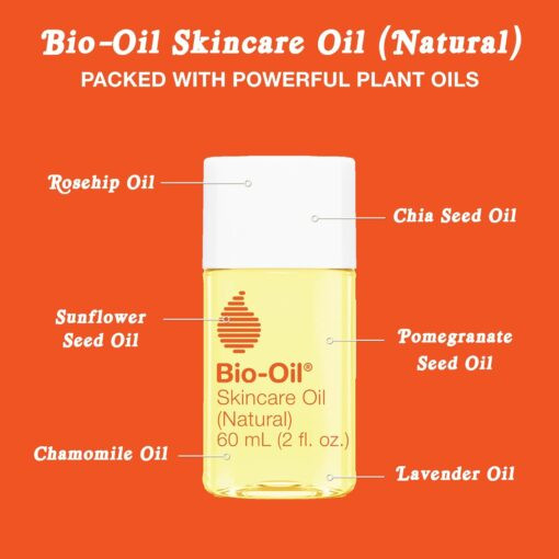 روغن ترمیم کننده پوست نچرال بایو اویل مدل Natural (60 میل)